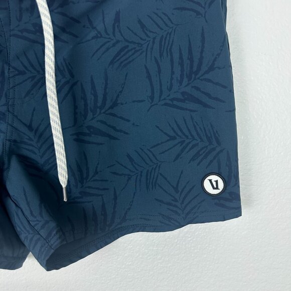 Vuori Women's Sea Bound Board Shorts XL Floating Palm Summer Swim Vacation Trave - Picture 2 of 11